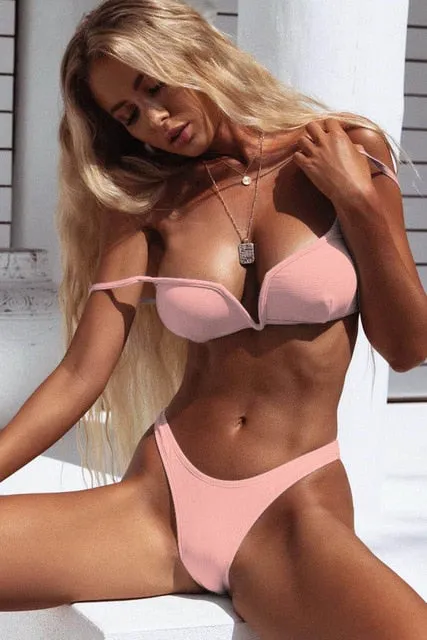 2019 New Sexy Brazilian Bikini Set Women