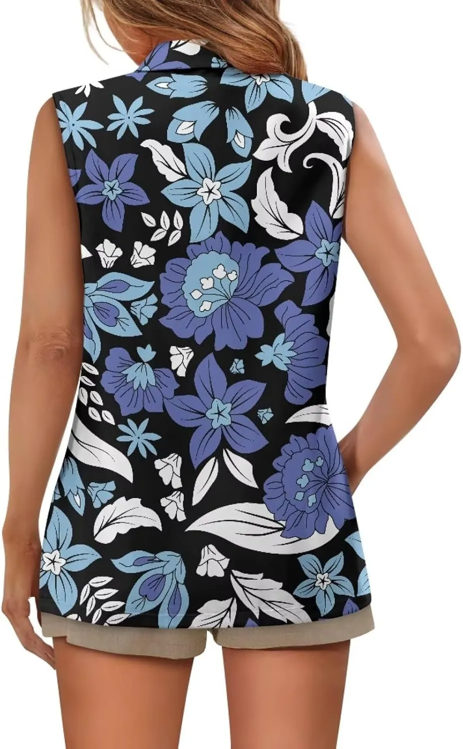 2025 Spring Summer Sleeveless Vest Blazer for Women Fashion Casual Open Front Work Office Tops One Button