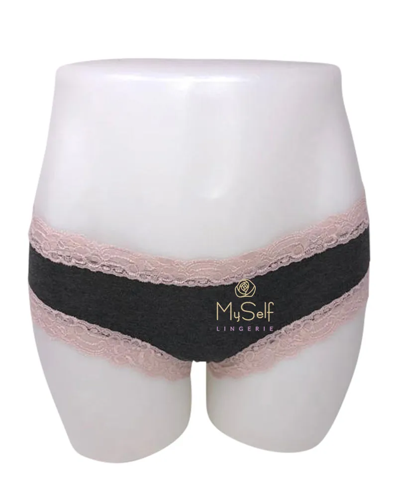600 Iconic Modal Lace Trim Boyshort