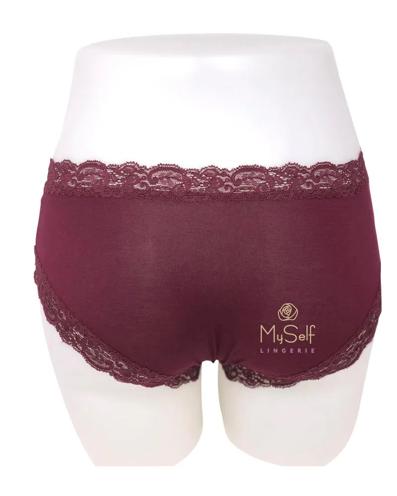 600 Iconic Modal Lace Trim Boyshort
