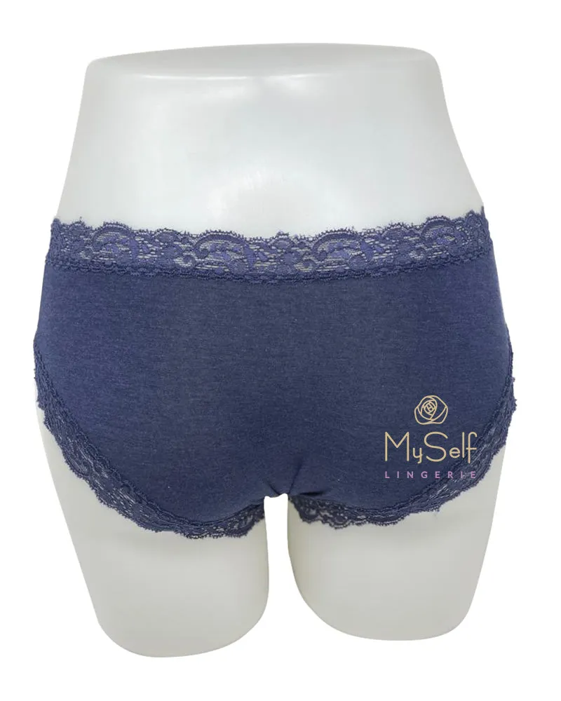 600 Iconic Modal Lace Trim Boyshort