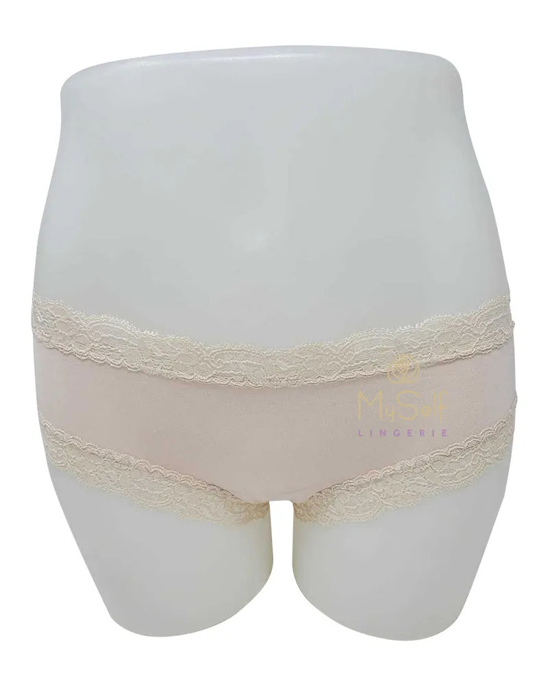 600 Iconic Modal Lace Trim Boyshort