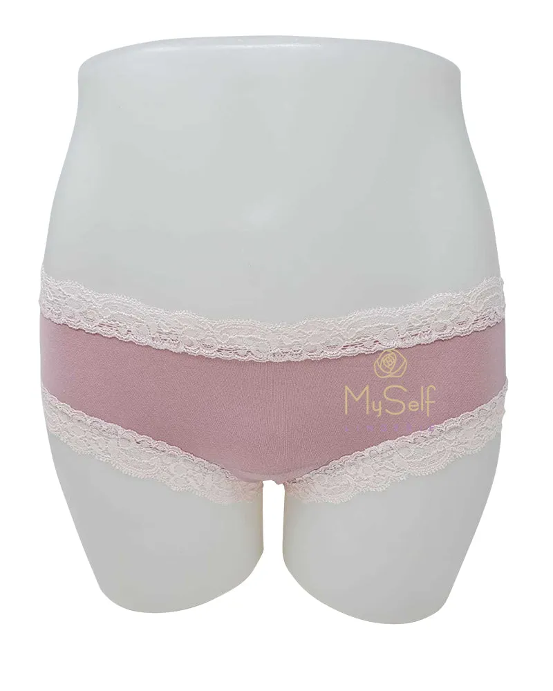 600 Iconic Modal Lace Trim Boyshort