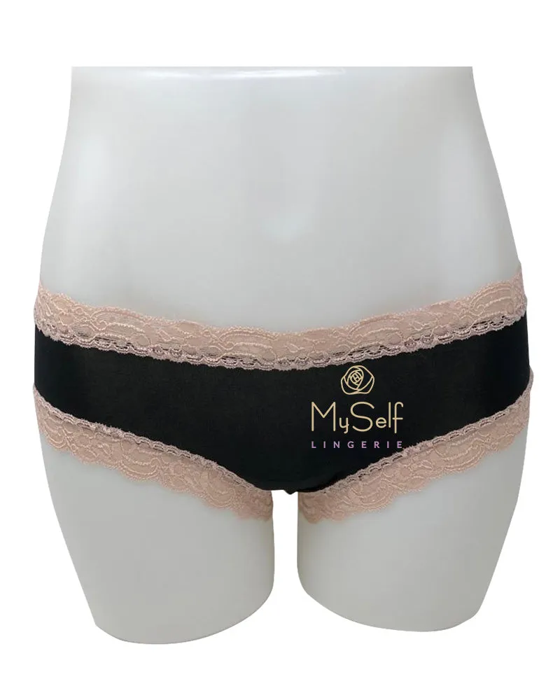 600 Iconic Modal Lace Trim Boyshort