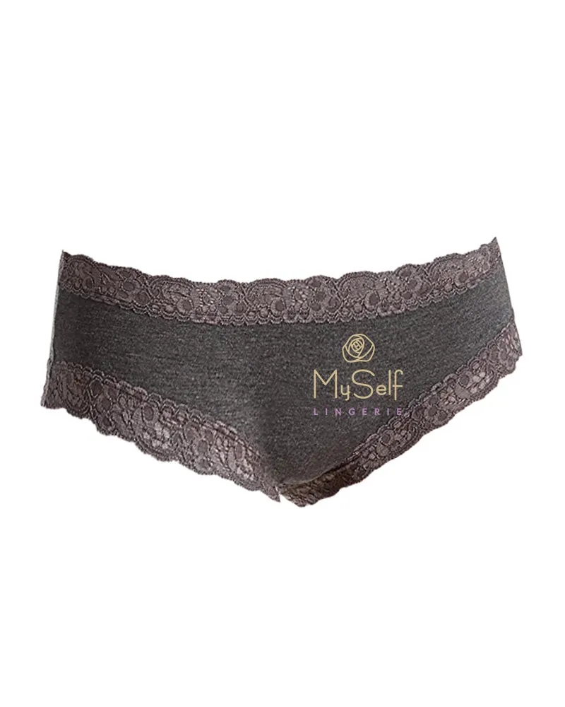 600 Iconic Modal Lace Trim Boyshort