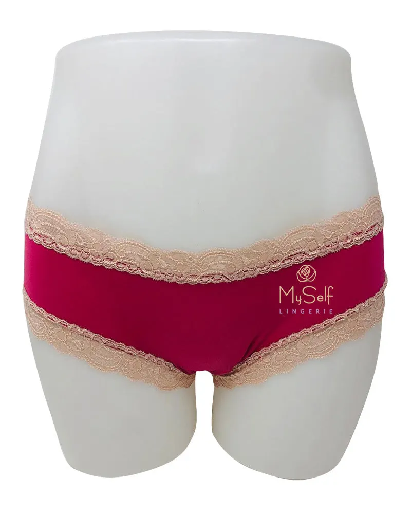 600 Iconic Modal Lace Trim Boyshort