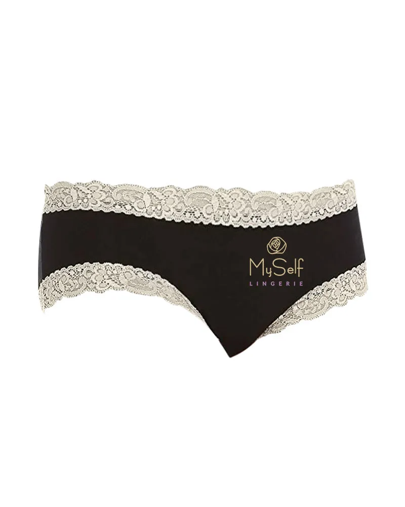 600 Iconic Modal Lace Trim Boyshort