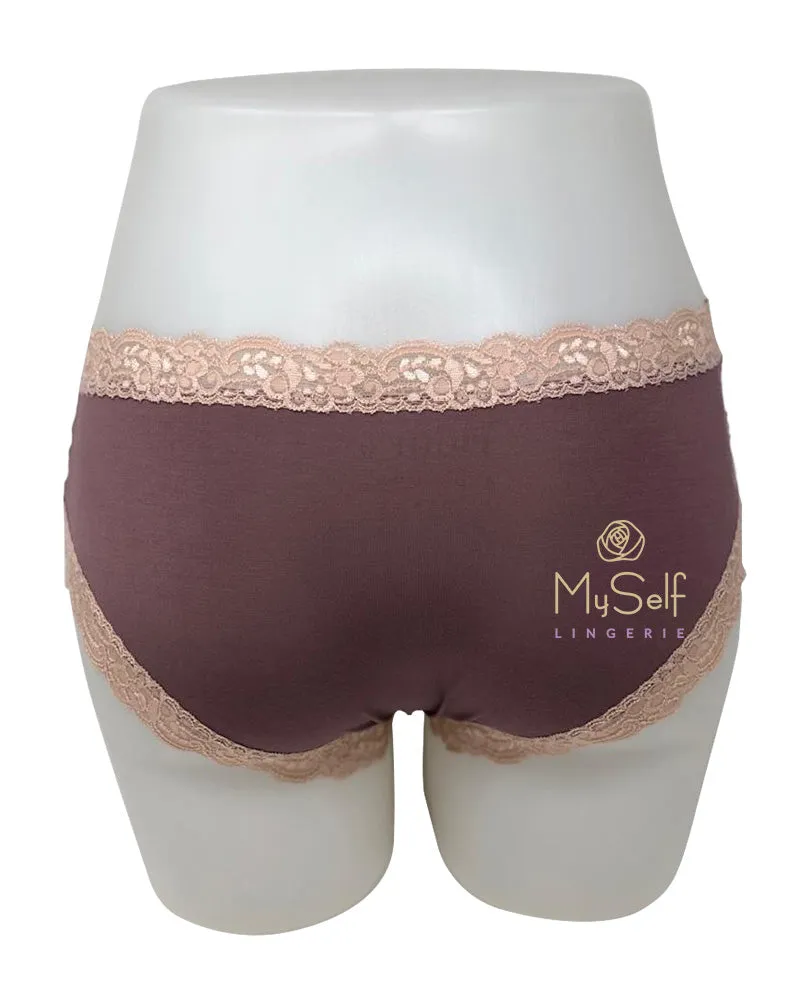 600 Iconic Modal Lace Trim Boyshort