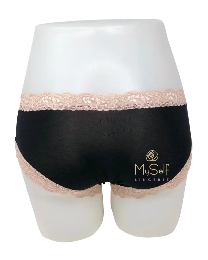 600 Iconic Modal Lace Trim Boyshort