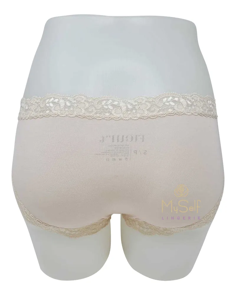 600 Iconic Modal Lace Trim Boyshort