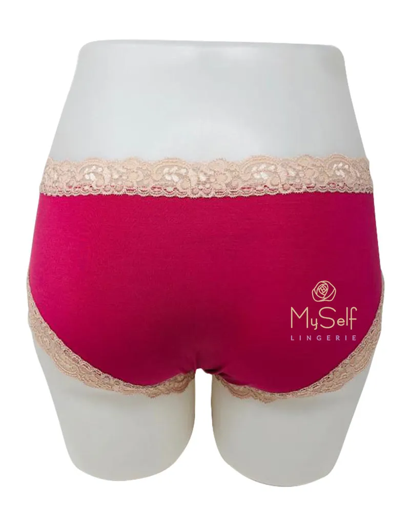 600 Iconic Modal Lace Trim Boyshort