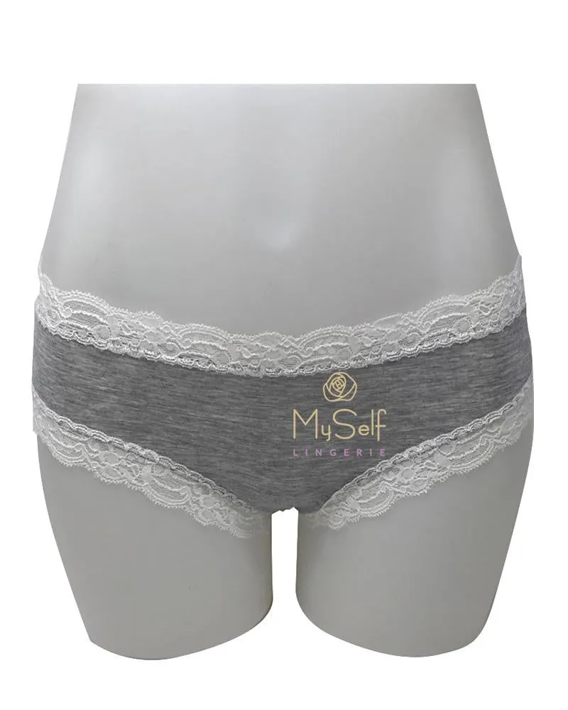 600 Iconic Modal Lace Trim Boyshort