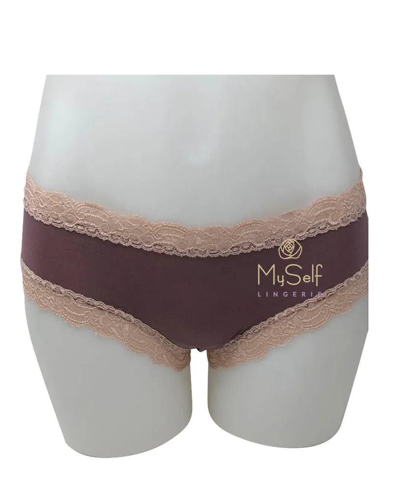 600 Iconic Modal Lace Trim Boyshort