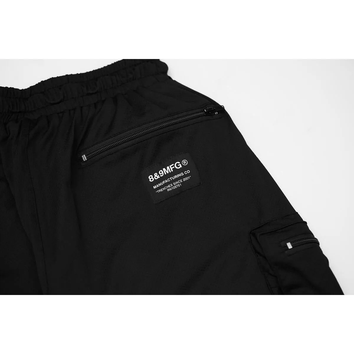 8&9 Everyday Nylon Cargo Shorts - Black