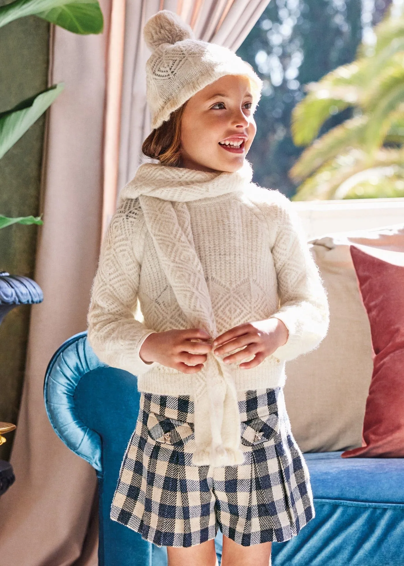 Abel & Lula Plaid Shorts