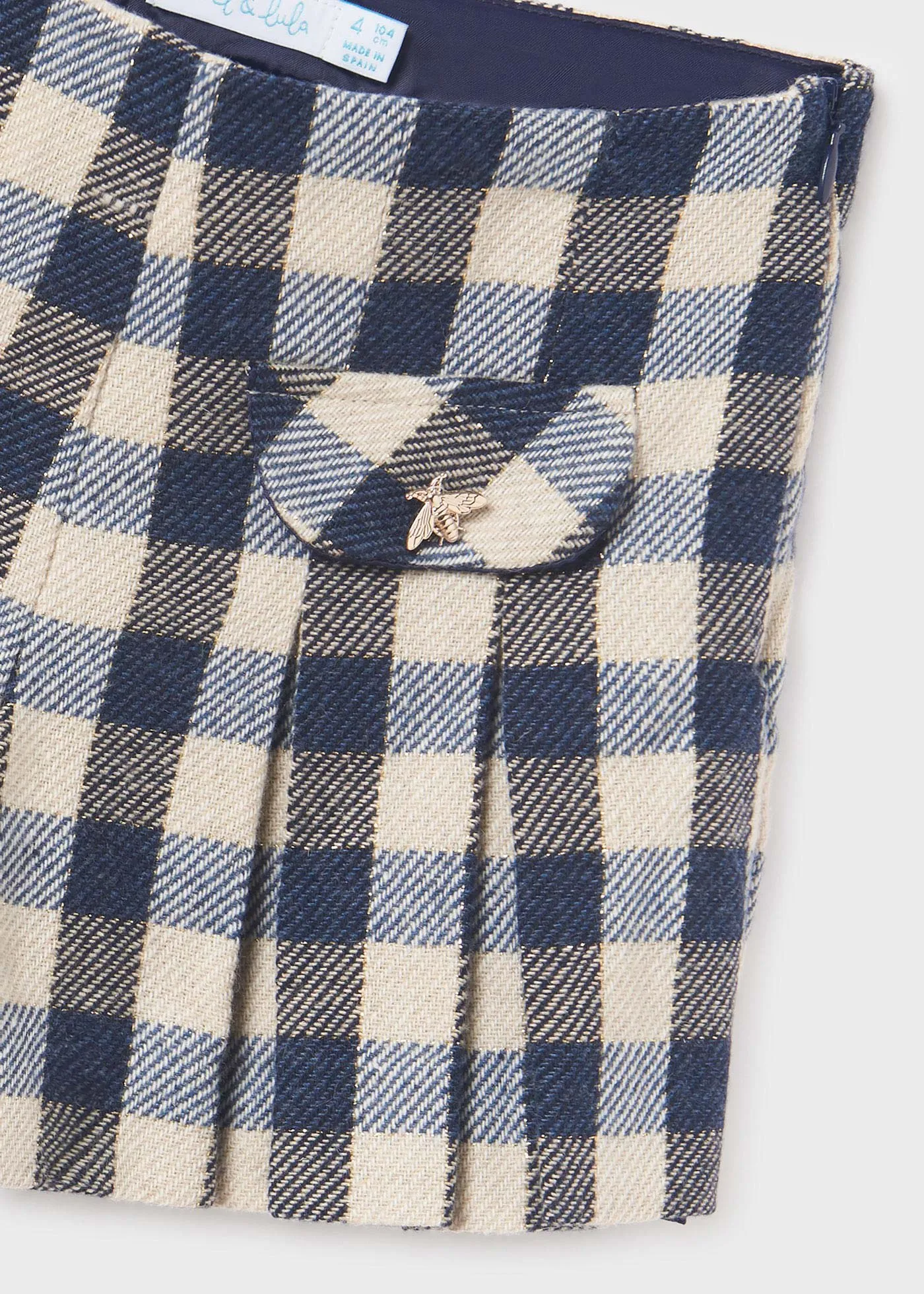 Abel & Lula Plaid Shorts