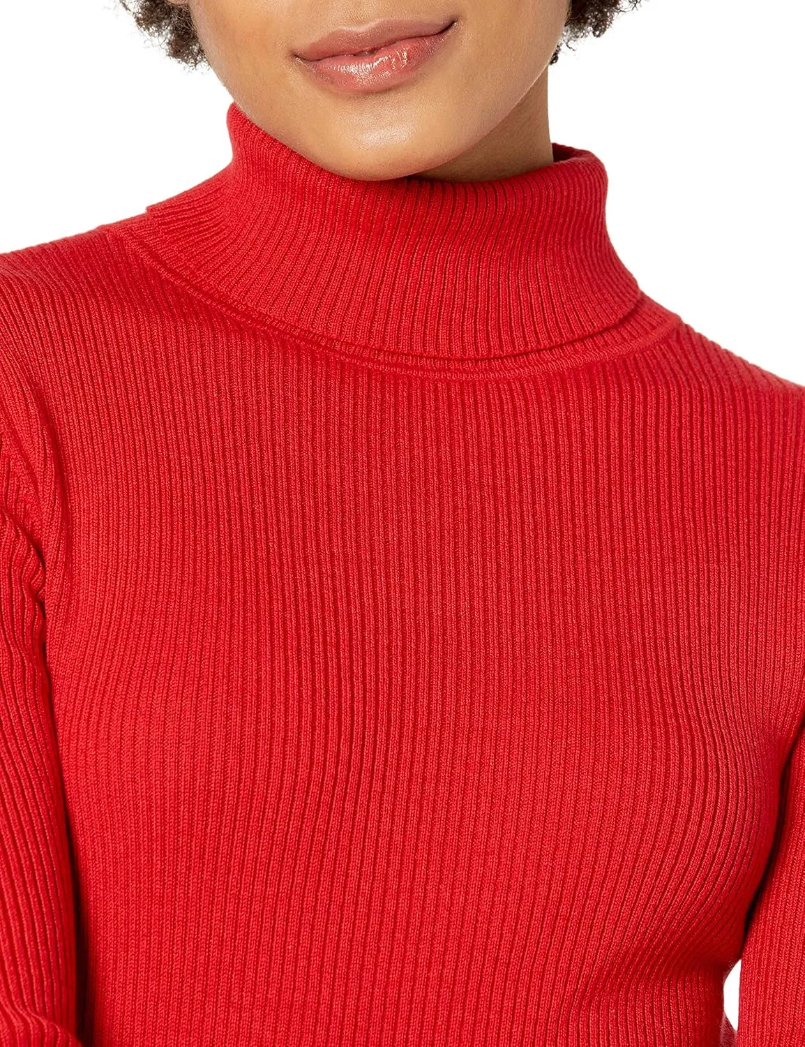 Amazon Essentials Women's Slim-Fit Lightweight Long-Sleeve Turtleneck Sweater