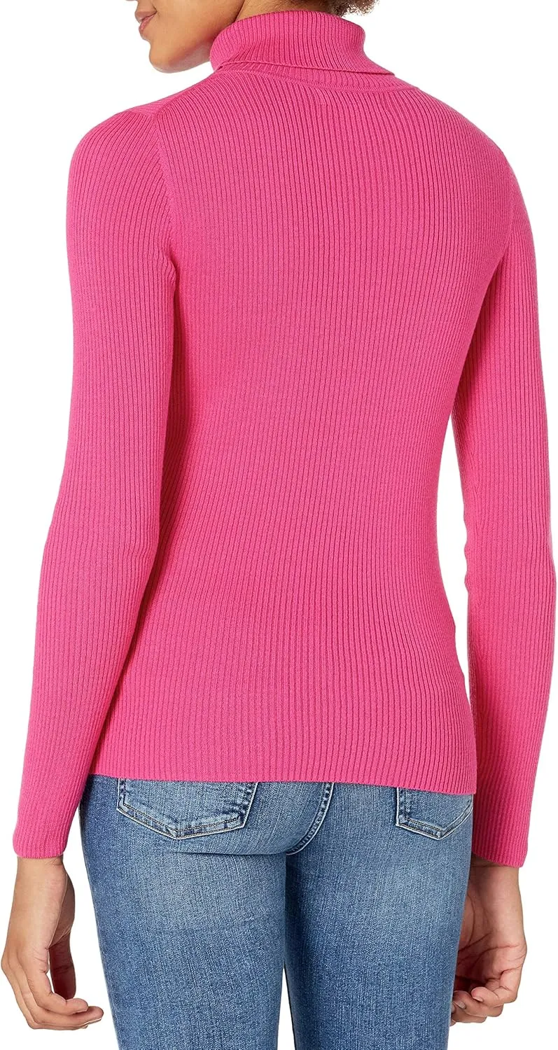 Amazon Essentials Women's Slim-Fit Lightweight Long-Sleeve Turtleneck Sweater