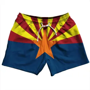Arizona US State Flag 5" Swim Shorts Made in USA