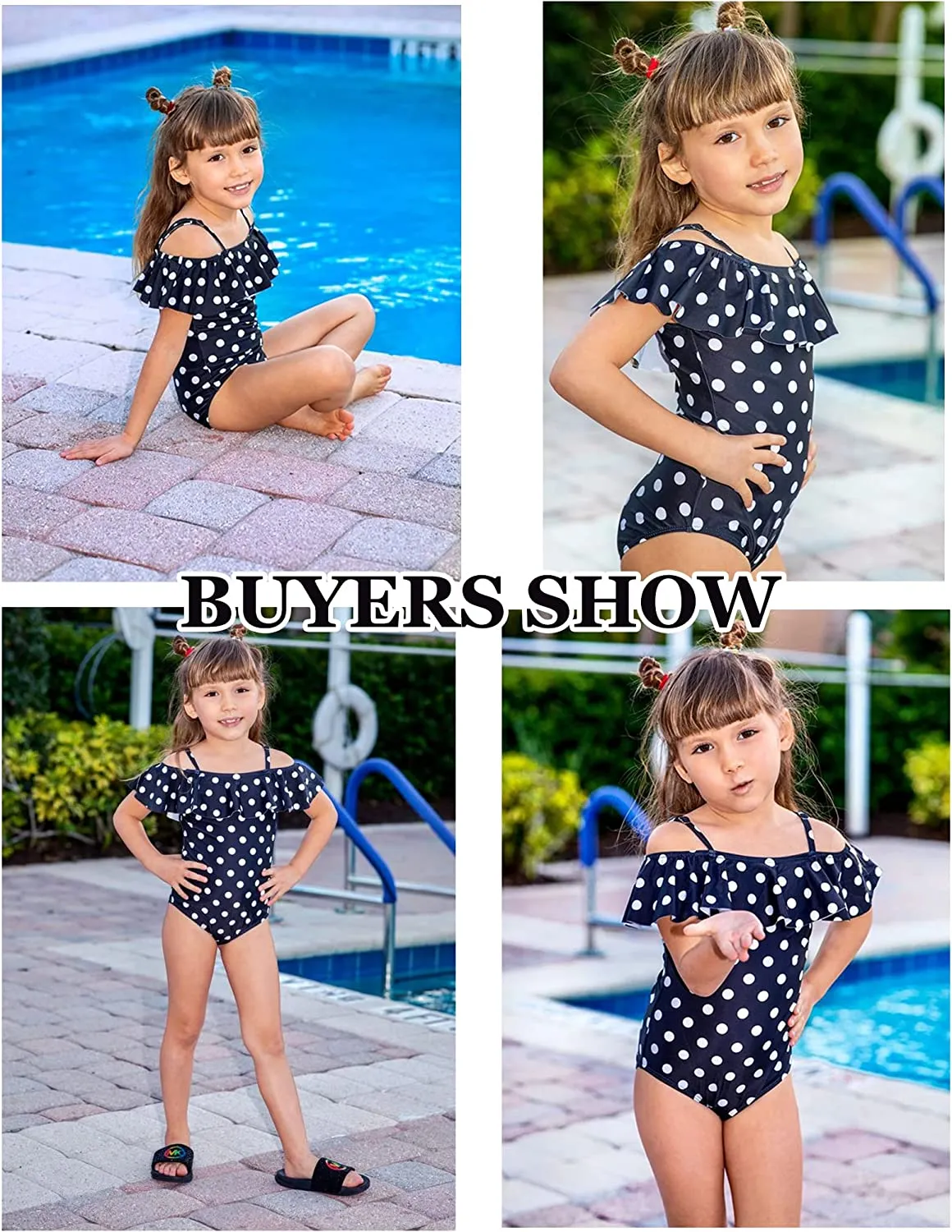 Arshiner Girls Swimsuit One Piece Printed Bathing Suits