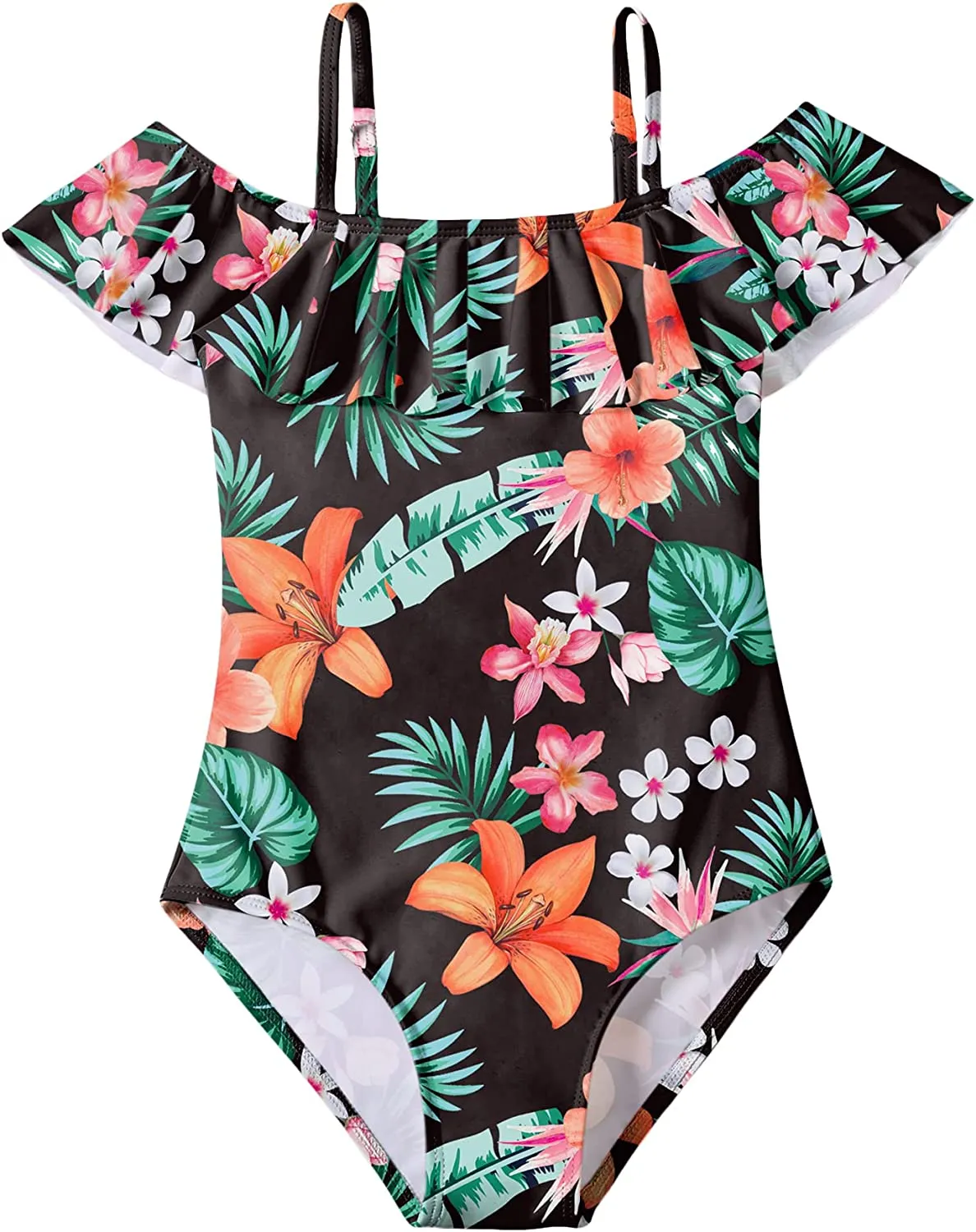 Arshiner Girls Swimsuit One Piece Printed Bathing Suits