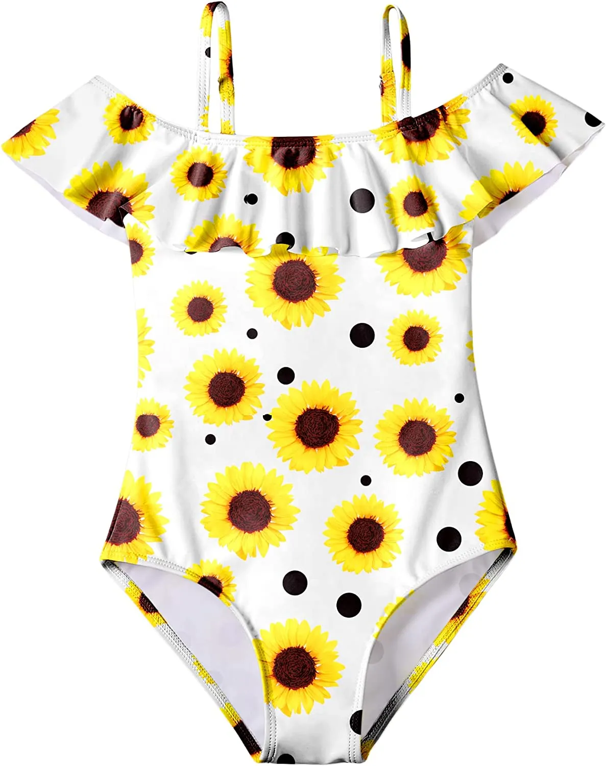 Arshiner Girls Swimsuit One Piece Printed Bathing Suits