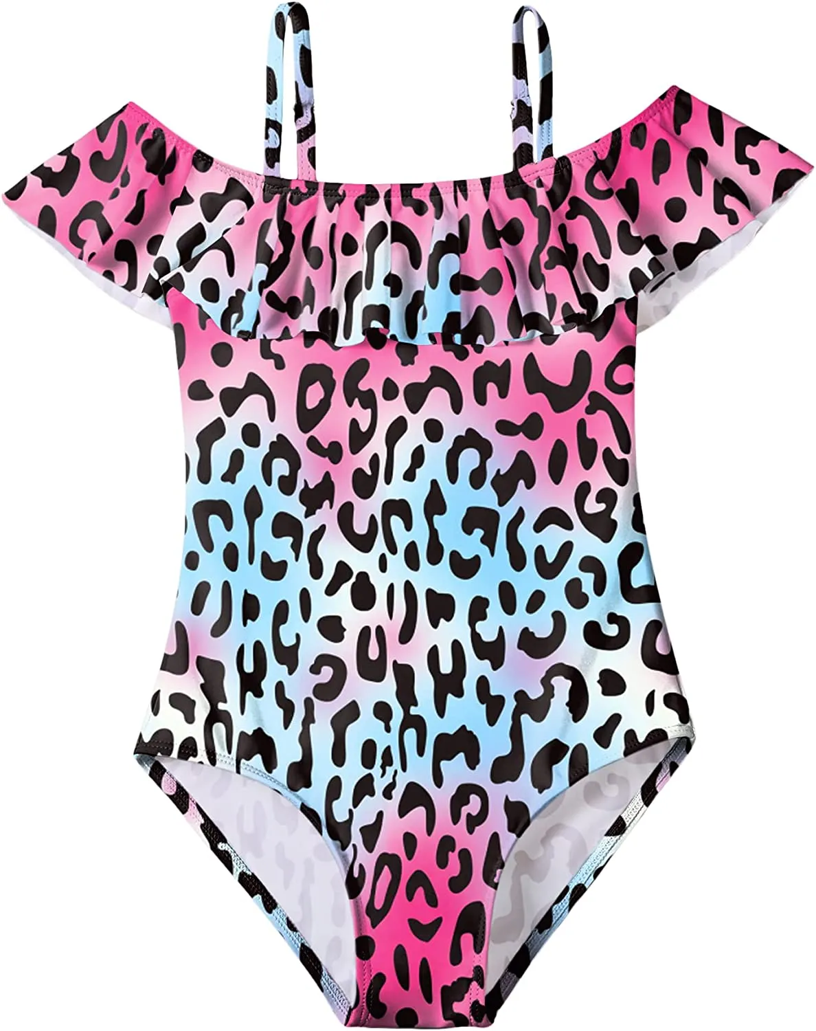 Arshiner Girls Swimsuit One Piece Printed Bathing Suits