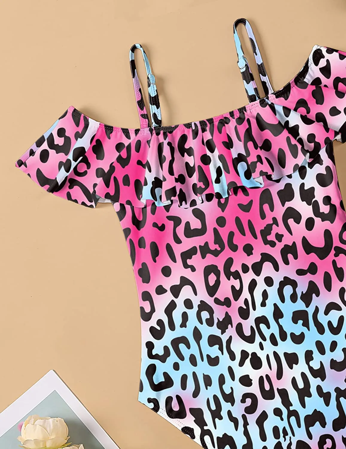 Arshiner Girls Swimsuit One Piece Printed Bathing Suits