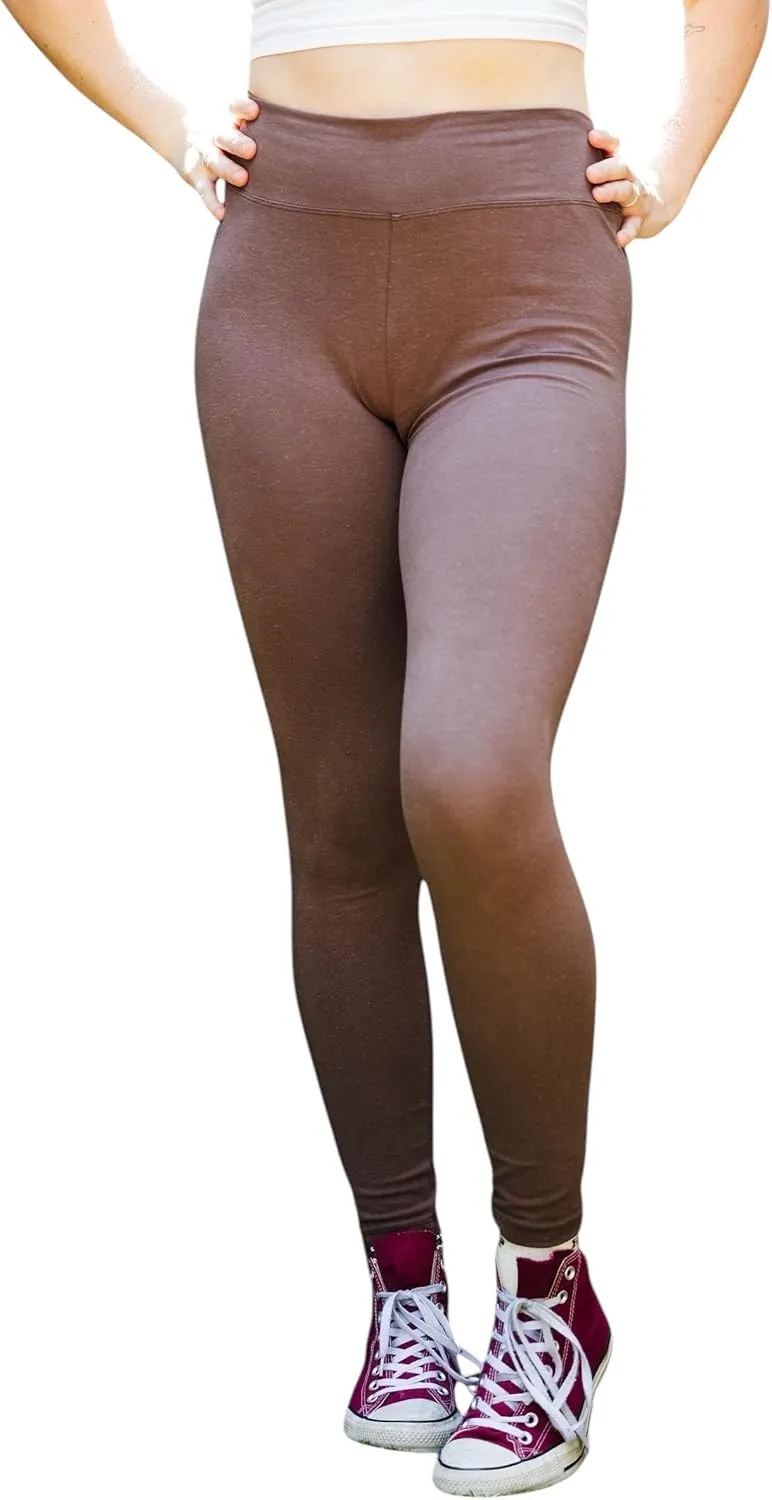 Asatre Casual Leggings, Hemp Cotton Blend Leggings, Elastic-Free, Comfortable Everyday Wear for Lounging, Travel Pants