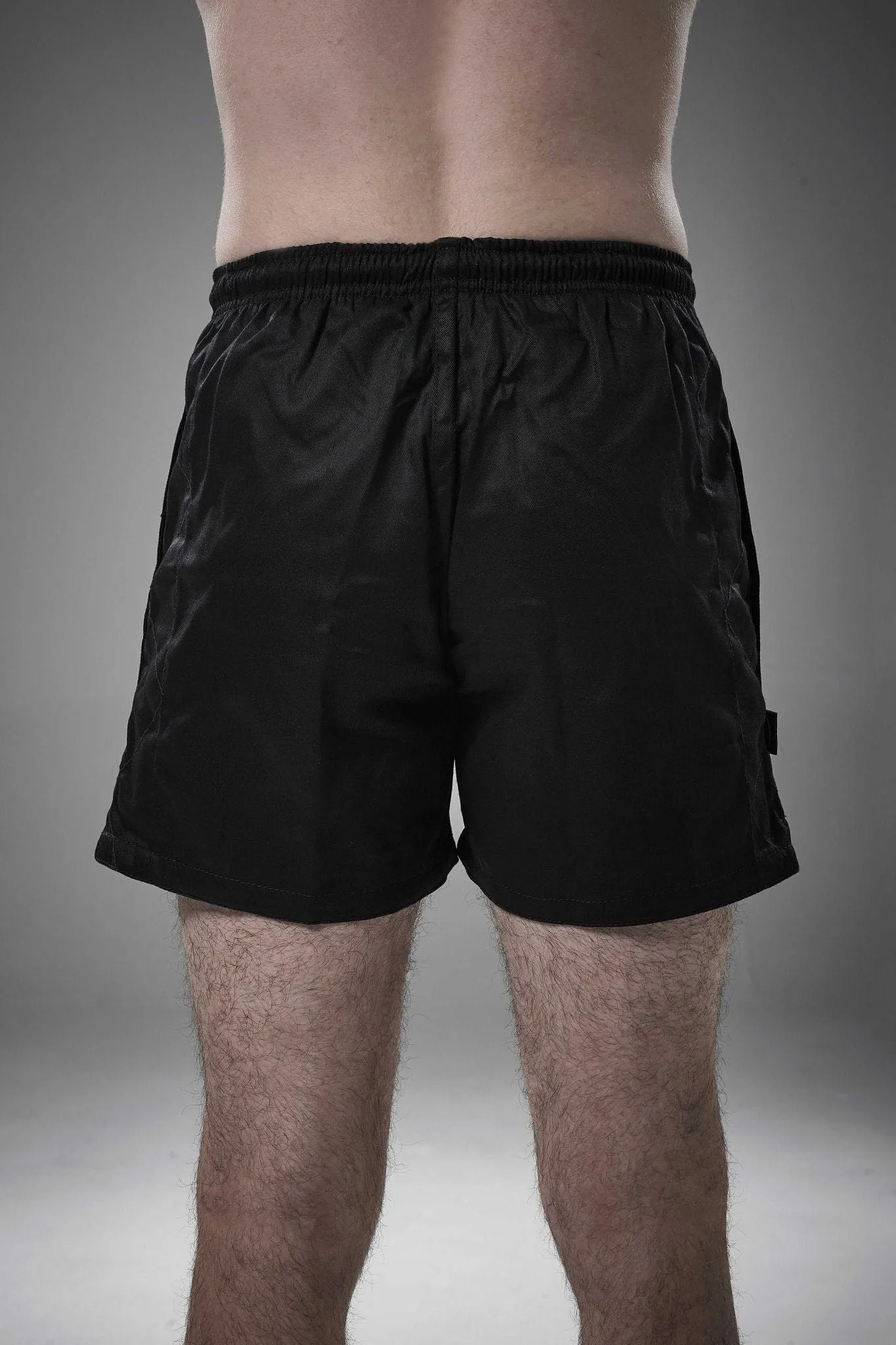 Auckland Rugby Shorts Black Durable Heavyweight Training Wear