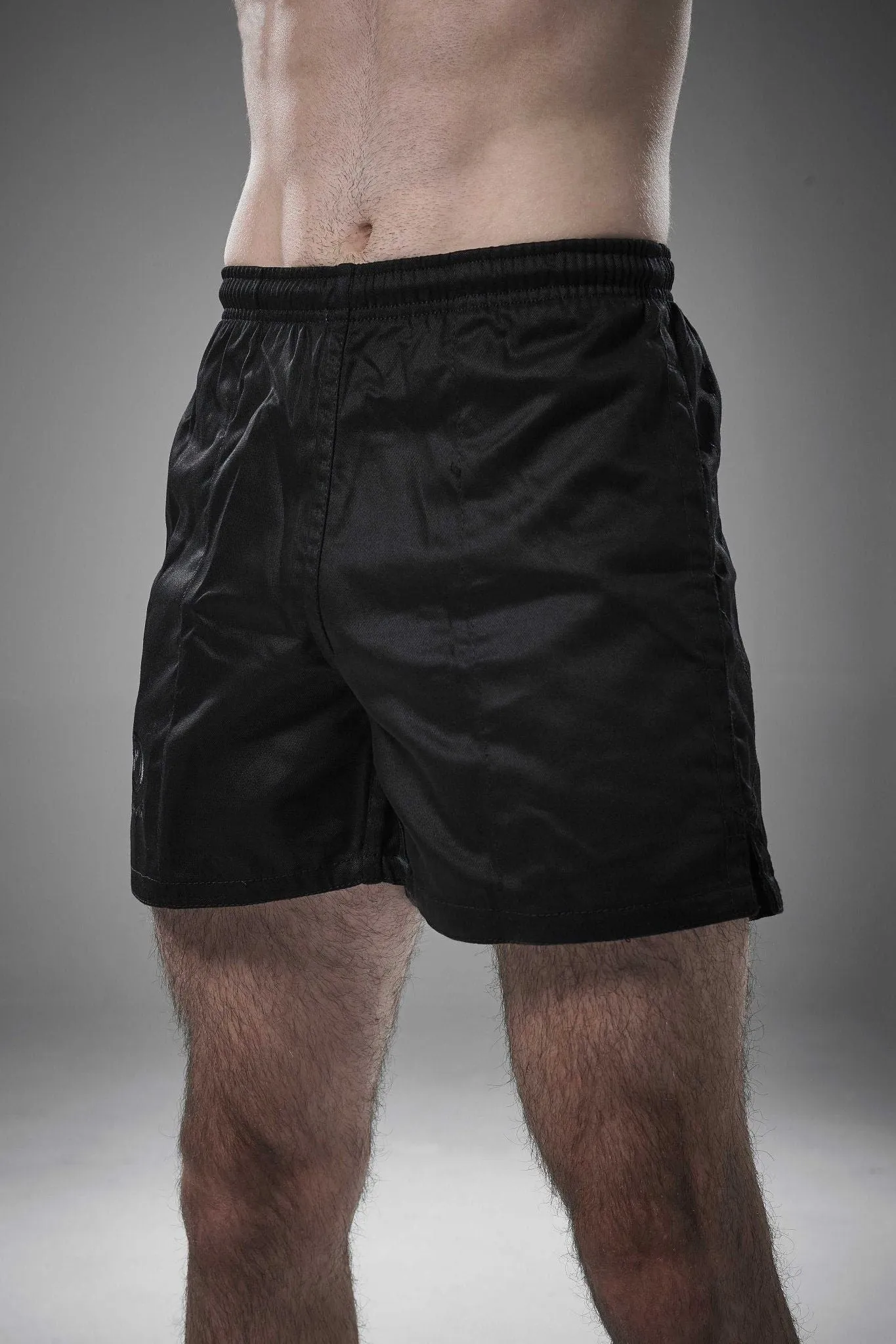 Auckland Rugby Shorts Black Durable Heavyweight Training Wear