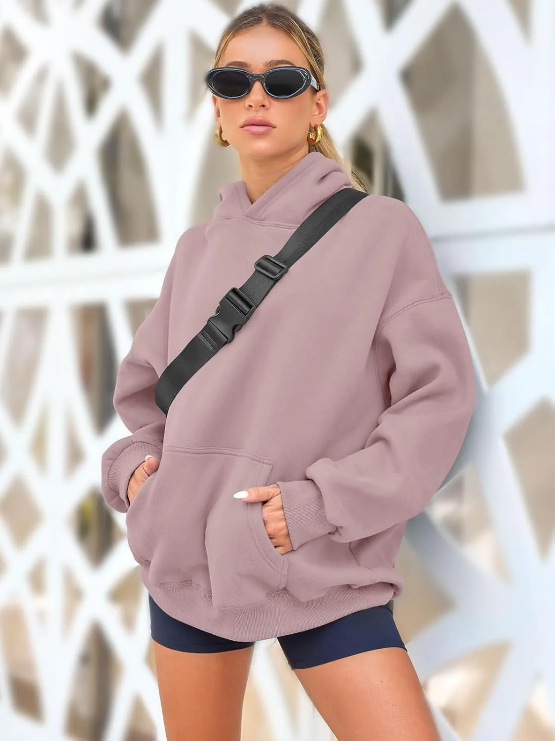 AUTOMET Womens Oversized Sweatshirts Fleece Hoodies Long Sleeve Shirts Pullover Fall Outfits 2025 with Pocket