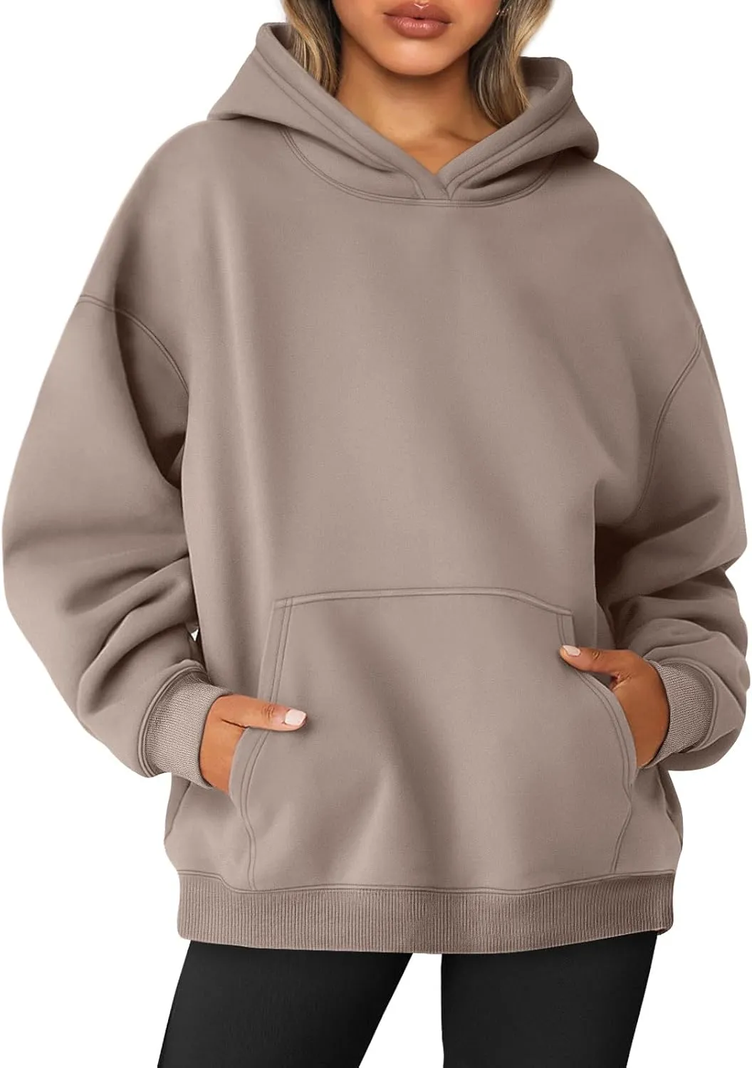 AUTOMET Womens Oversized Sweatshirts Fleece Hoodies Long Sleeve Shirts Pullover Fall Outfits 2025 with Pocket