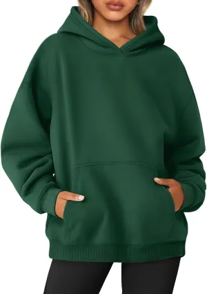 AUTOMET Womens Oversized Sweatshirts Fleece Hoodies Long Sleeve Shirts Pullover Fall Outfits 2025 with Pocket