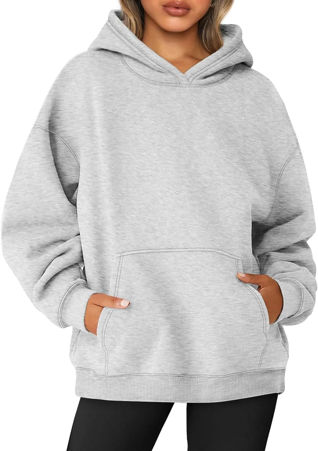 AUTOMET Womens Oversized Sweatshirts Fleece Hoodies Long Sleeve Shirts Pullover Fall Outfits 2025 with Pocket