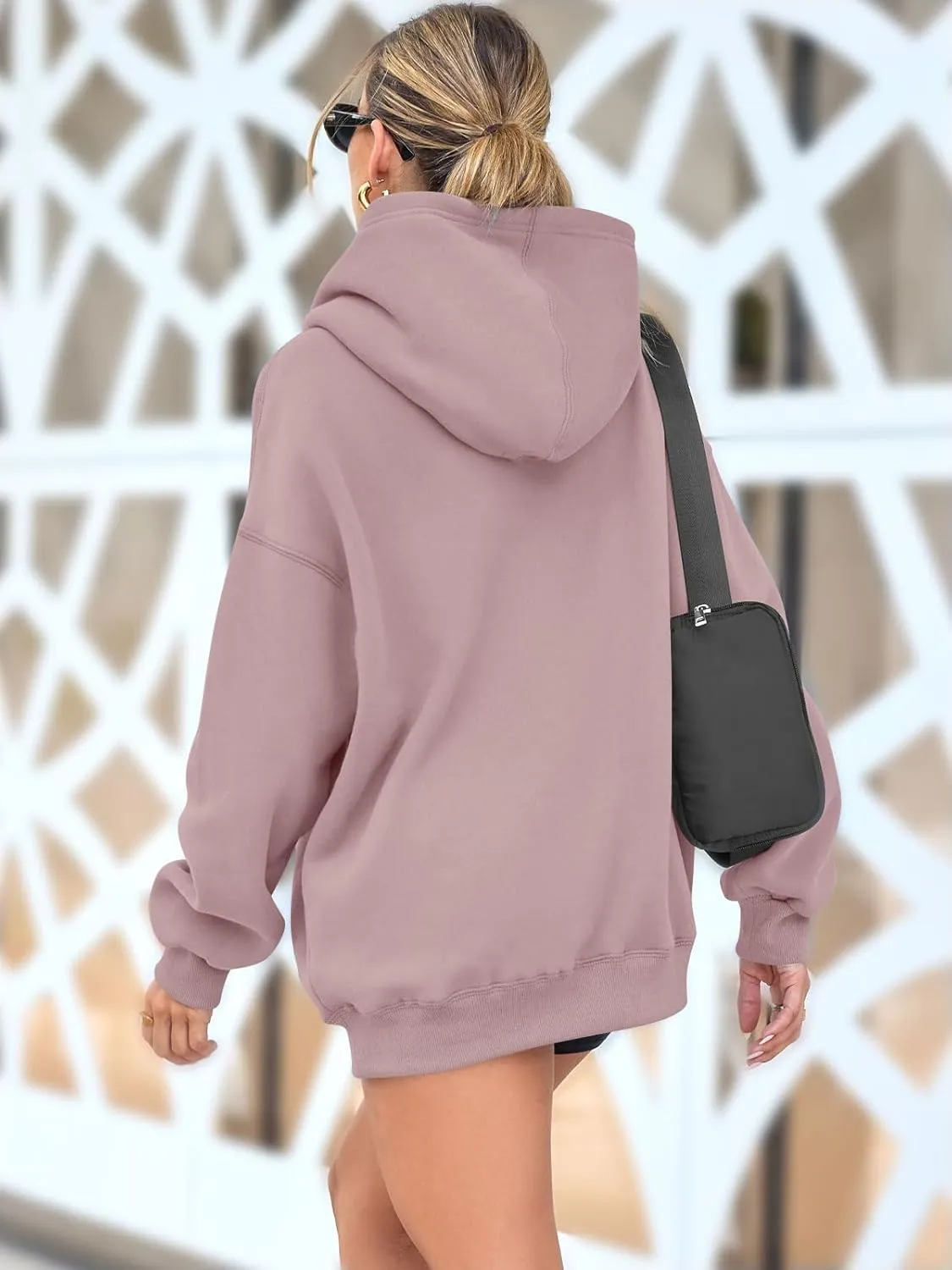 AUTOMET Womens Oversized Sweatshirts Fleece Hoodies Long Sleeve Shirts Pullover Fall Outfits 2025 with Pocket