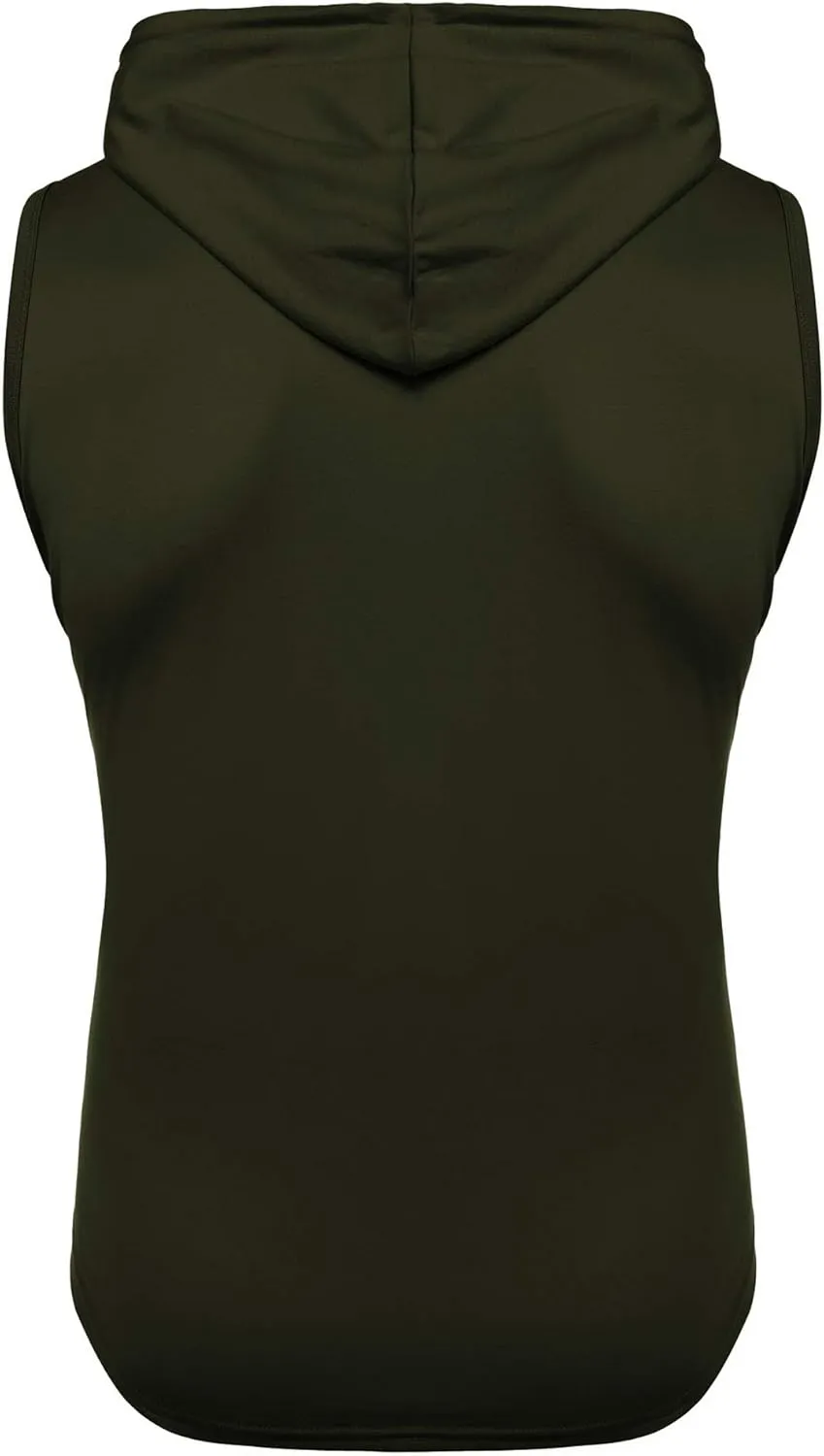 Babioboa Men's Workout Hooded Tank Tops Sleeveless Gym Hoodies Bodybuilding Muscle Shirts