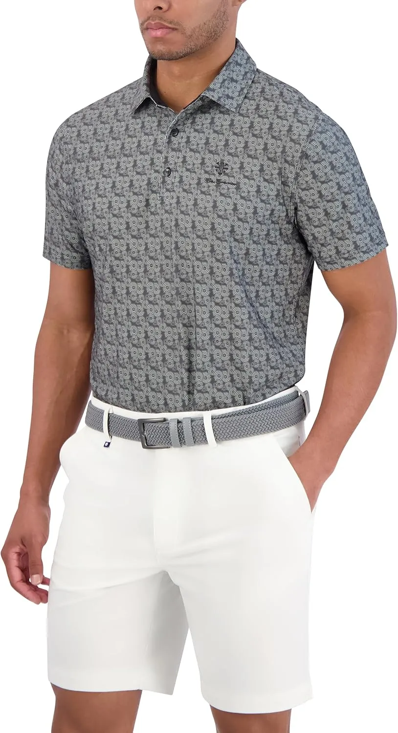 Ben Sherman Men's Performance Golf Polo Stretch, Extra Soft Fabric, Moisture-Wicking, Odor Resistant