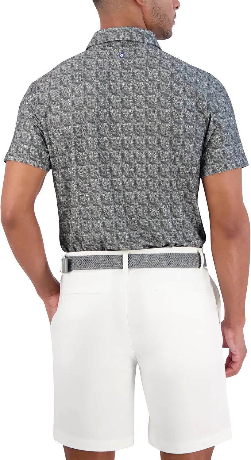 Ben Sherman Men's Performance Golf Polo Stretch, Extra Soft Fabric, Moisture-Wicking, Odor Resistant
