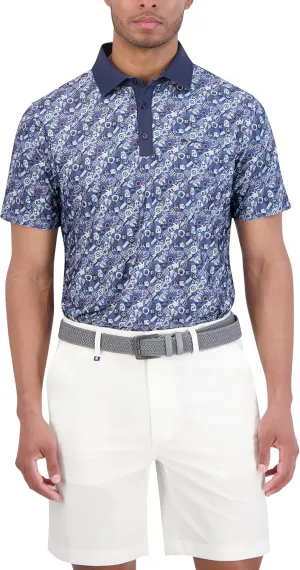 Ben Sherman Men's Performance Golf Polo Stretch, Extra Soft Fabric, Moisture-Wicking, Odor Resistant
