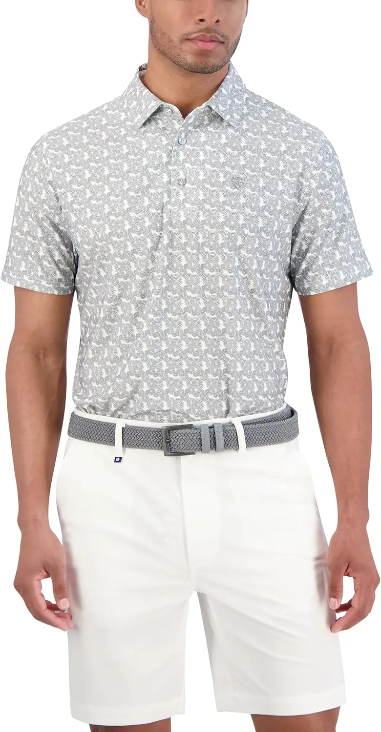 Ben Sherman Men's Performance Golf Polo Stretch, Extra Soft Fabric, Moisture-Wicking, Odor Resistant