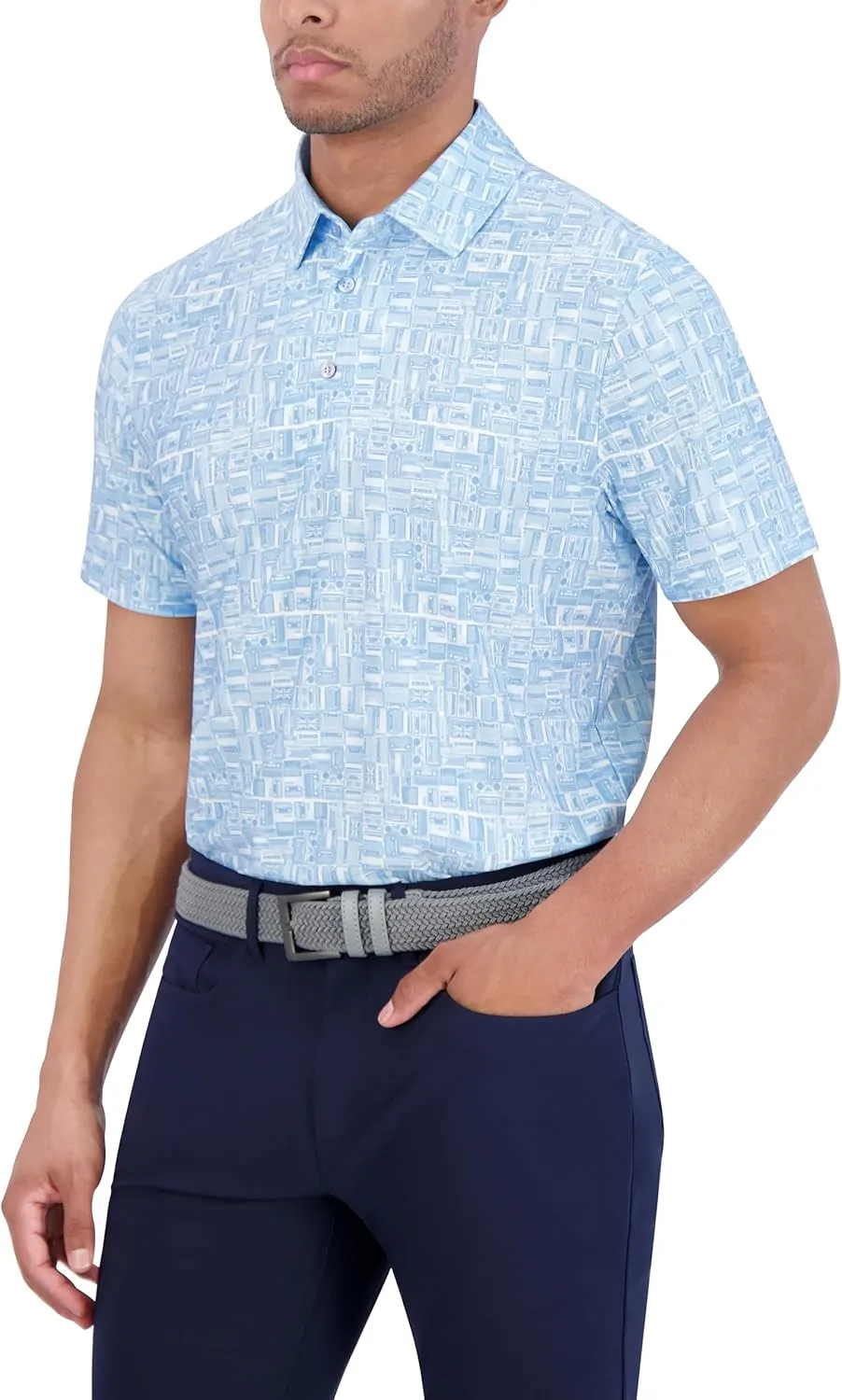 Ben Sherman Men's Performance Golf Polo Stretch, Extra Soft Fabric, Moisture-Wicking, Odor Resistant