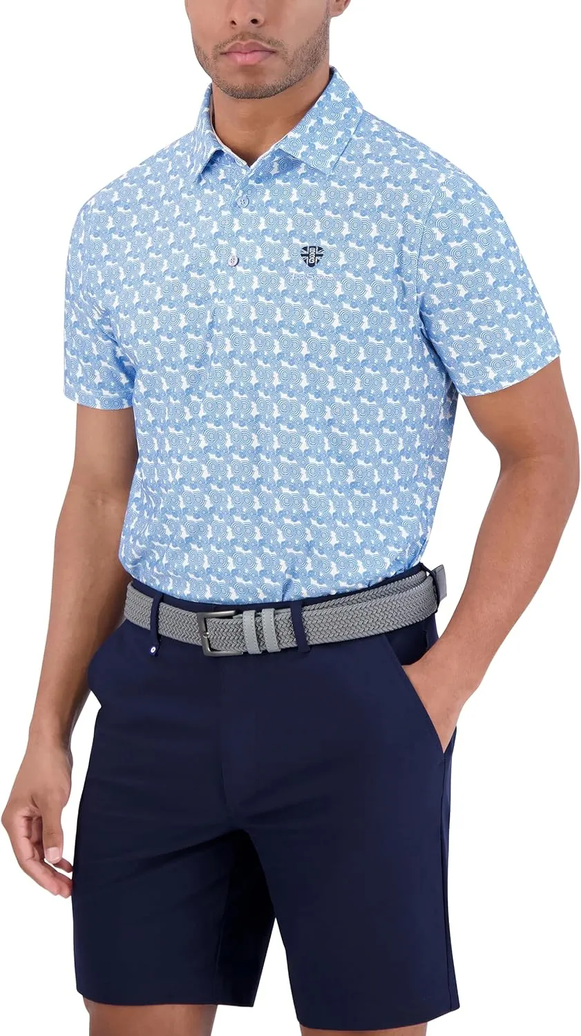 Ben Sherman Men's Performance Golf Polo Stretch, Extra Soft Fabric, Moisture-Wicking, Odor Resistant