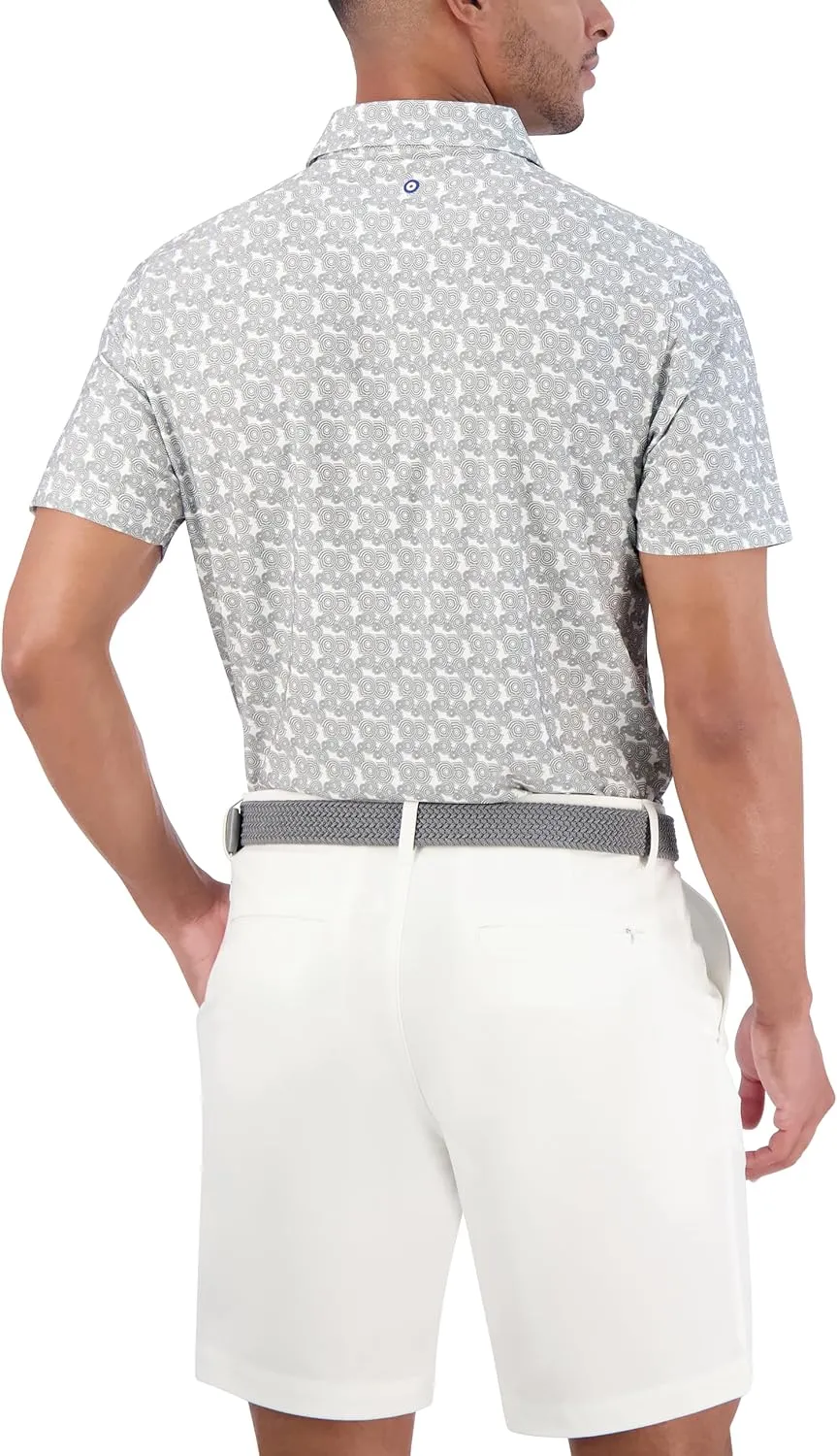 Ben Sherman Men's Performance Golf Polo Stretch, Extra Soft Fabric, Moisture-Wicking, Odor Resistant