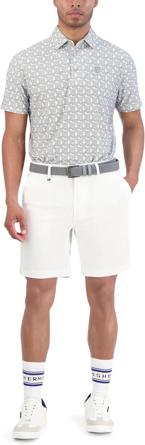 Ben Sherman Men's Performance Golf Polo Stretch, Extra Soft Fabric, Moisture-Wicking, Odor Resistant