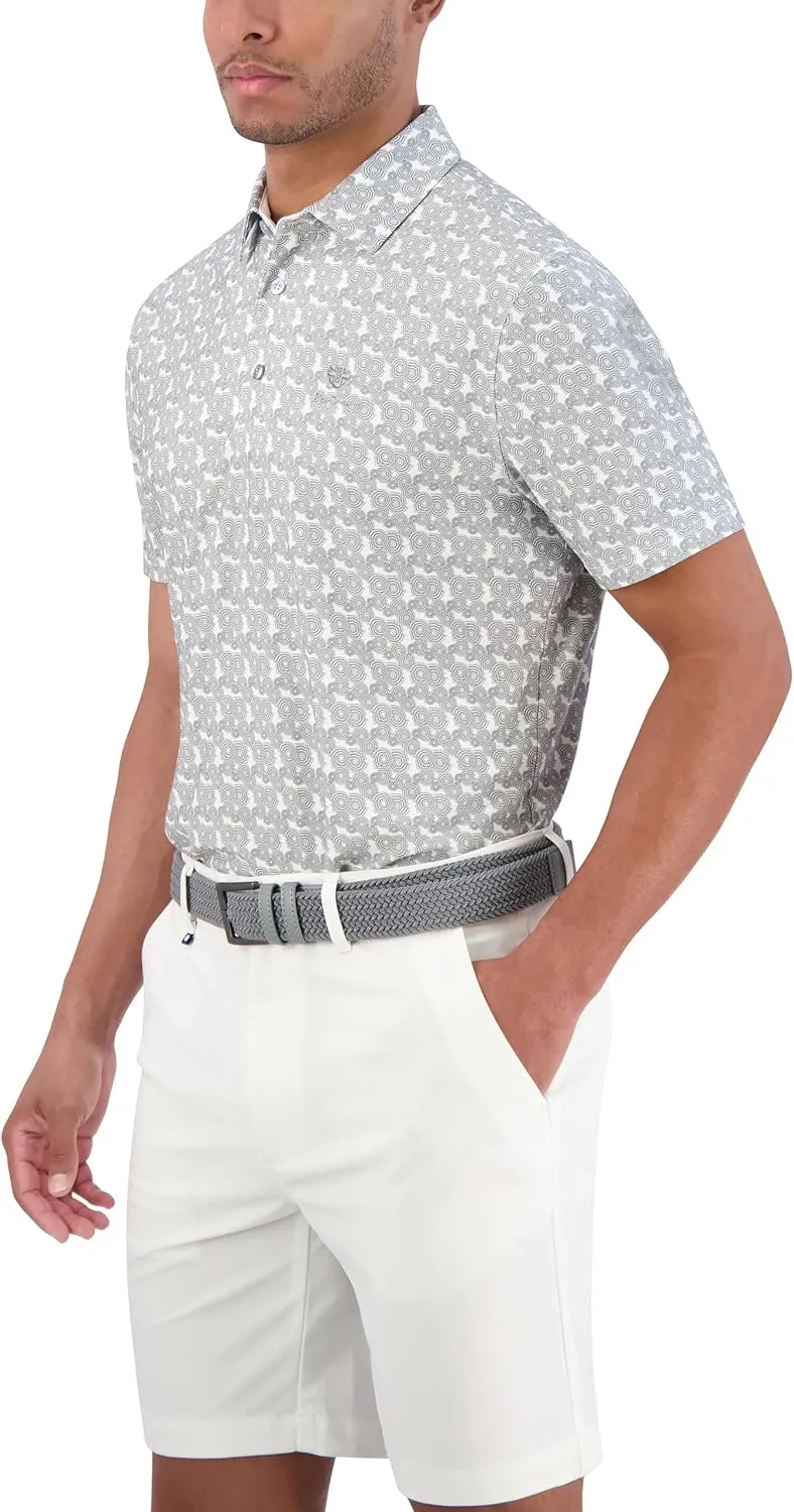 Ben Sherman Men's Performance Golf Polo Stretch, Extra Soft Fabric, Moisture-Wicking, Odor Resistant