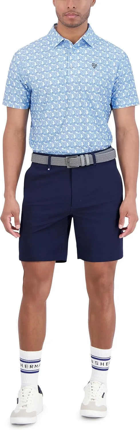 Ben Sherman Men's Performance Golf Polo Stretch, Extra Soft Fabric, Moisture-Wicking, Odor Resistant
