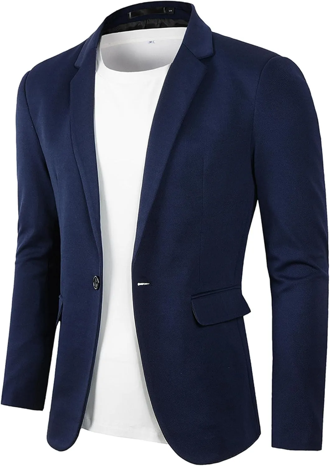 Beninos Men's Casual Blazer Suit Jackets Lightweight Sports Coats One Button