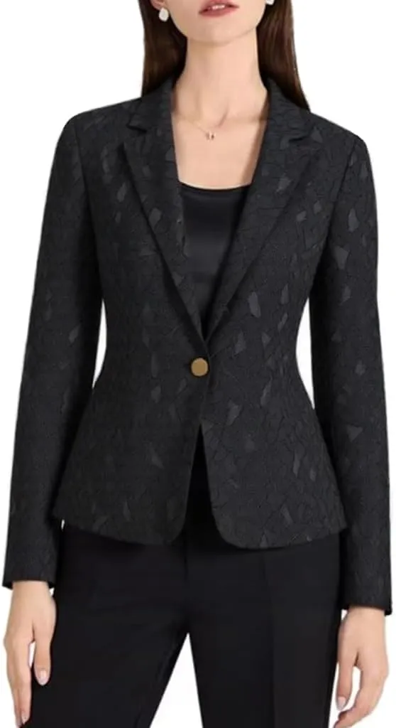 Beninos Womens 3/4 Sleeve Lightweight Office Work Suit Jacket Blazer