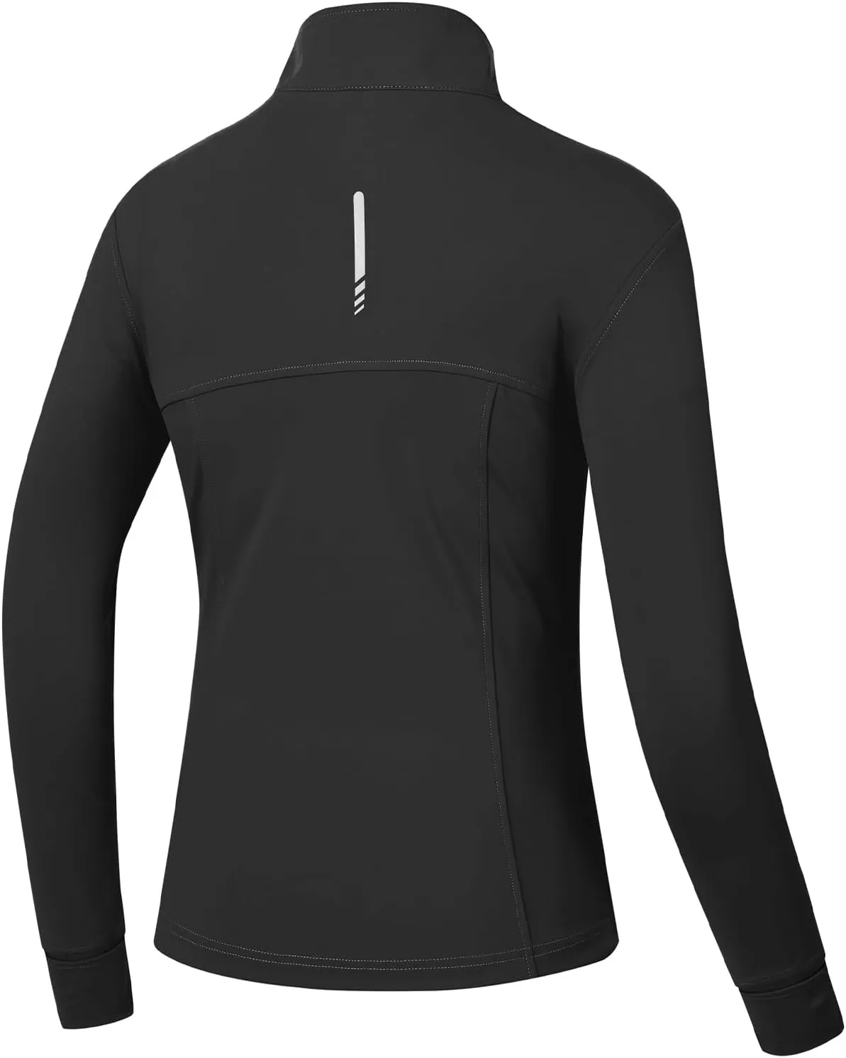 BGOWATU Women's Workout Jacket Lightweight Zip up Running Athletic Jackets with Thumb Holes